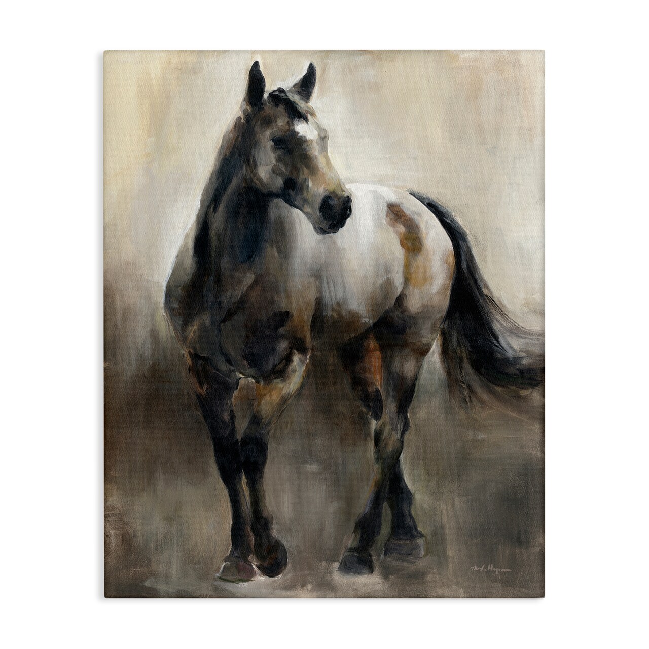 Stupell Industries Copper & Nickel Horse Canvas Wall Art Design by Marilyn Hageman